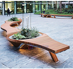 L-景觀-坐凳-樹(shù)池