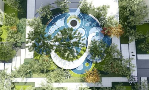 全齡關(guān)懷社區(qū)景觀篇 同昇 東壹區(qū),用藝術(shù)花園關(guān)照全家人的風(fēng)景