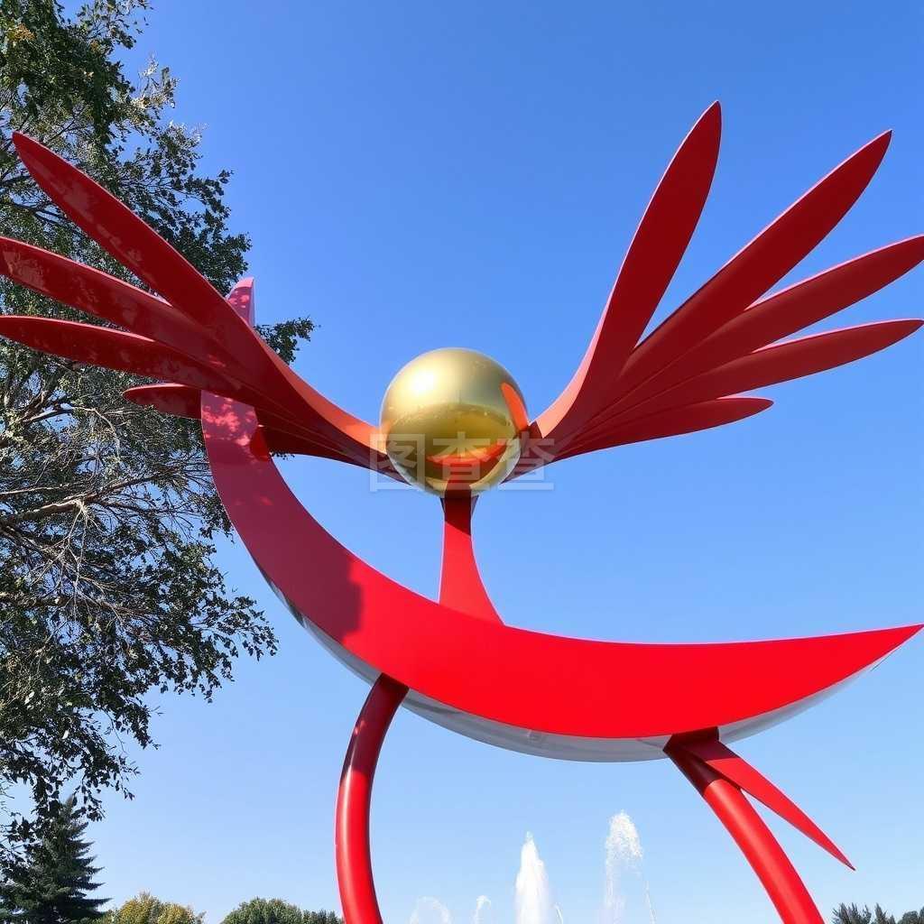 戶(hù)外陳美藝術(shù)景觀雕塑 創(chuàng)意不銹鋼景觀擺件