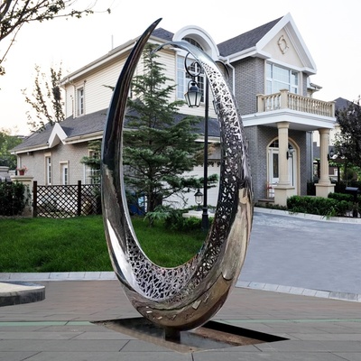 不銹鋼雕塑抽象設計 藝術創意景觀雕塑 澤業雕塑廠家 商場景觀雕塑